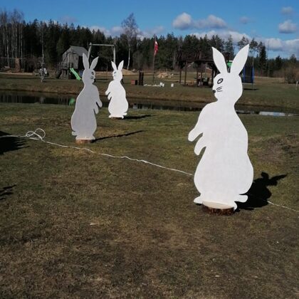 Dārza dekors lieldienām